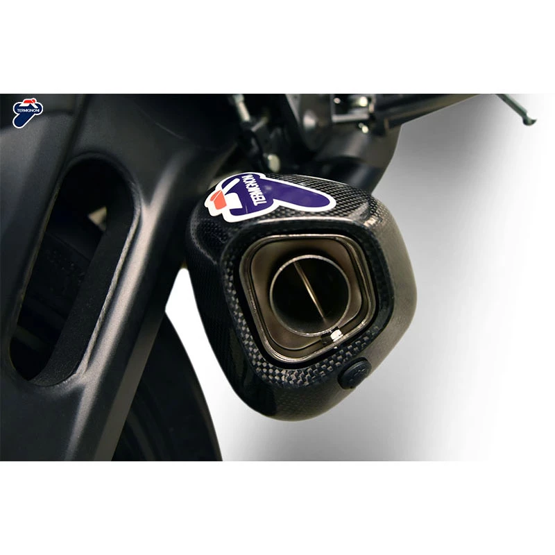 Scarichi Completi Termignoni Kit Scarico Completo In Carbonio Yamaha Xsr 700/mt-07 Nero 3 Scarichi Completi Termignoni Kit Scarico Completo In Carbonio Yamaha Xsr 700/mt-07 Nero - immagine 3
